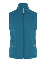 TIGI 10/12 Teal Dragonfly Multi Quilt Panel Gilet - T25-06E