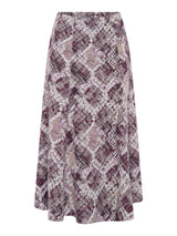 TIGI 18/20 Short Purple Mosaic Print Skirt - T25-08ES