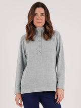 TIGI 18/20 Mint Green Funnel Neck Top - T25-13A