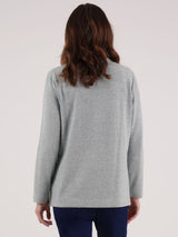 TIGI 10/12 Mint Green Funnel Neck Top - T25-13A