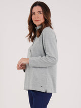 TIGI 18/20 Mint Green Funnel Neck Top - T25-13A