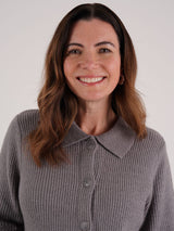 TIGI 14/16 Grey Flint Long Line Cardigan - T25-16B