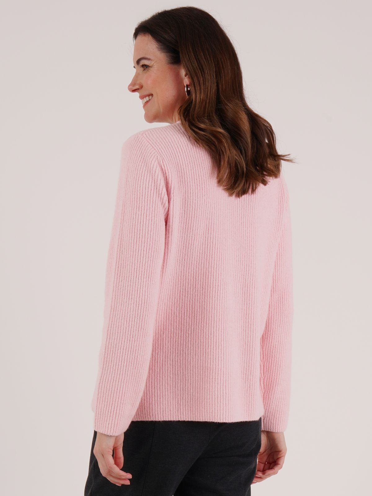 TIGI 18/20 Dusty Pink Knit Button Cardigan - T25-16D