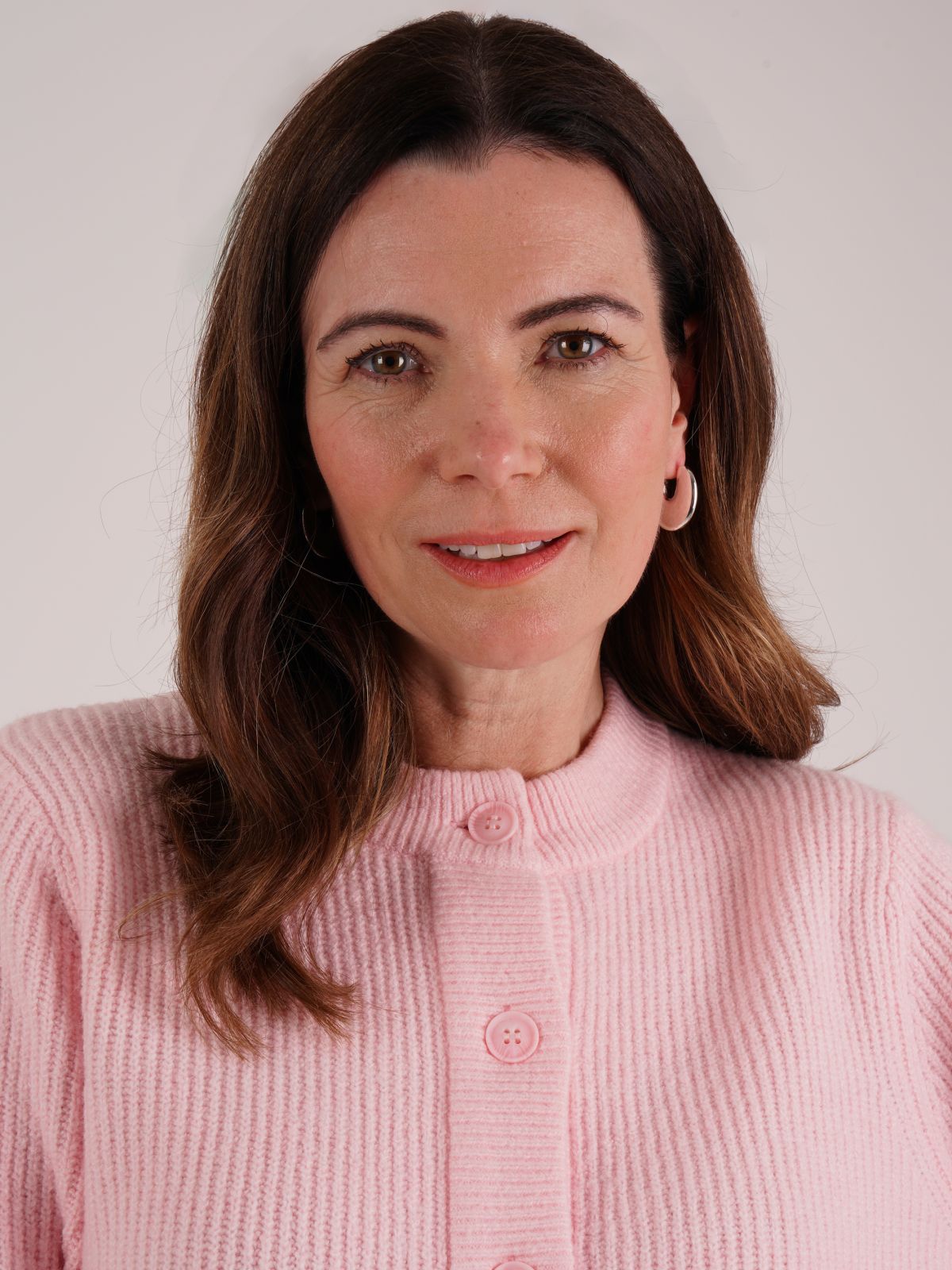 TIGI 14/16 Dusty Pink Knit Button Cardigan - T25-16D