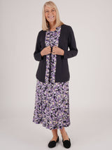 TIGI 14/16 Regular Lilac Impressionist Floral Skirt - T25-32ER