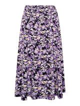 TIGI 14/16 Short Lilac Impressionist Floral Skirt - T25-32ES