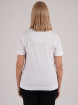TIGI White Infinity Neckline Top - T25-33A