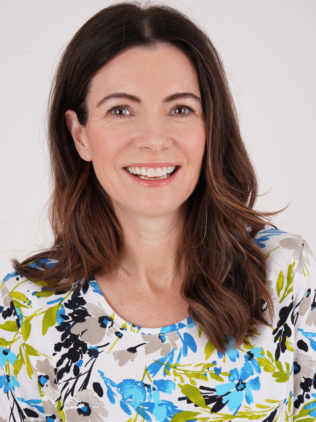 TIGI 10/12 Green Bouquet Floral Print Dress - T25-34E