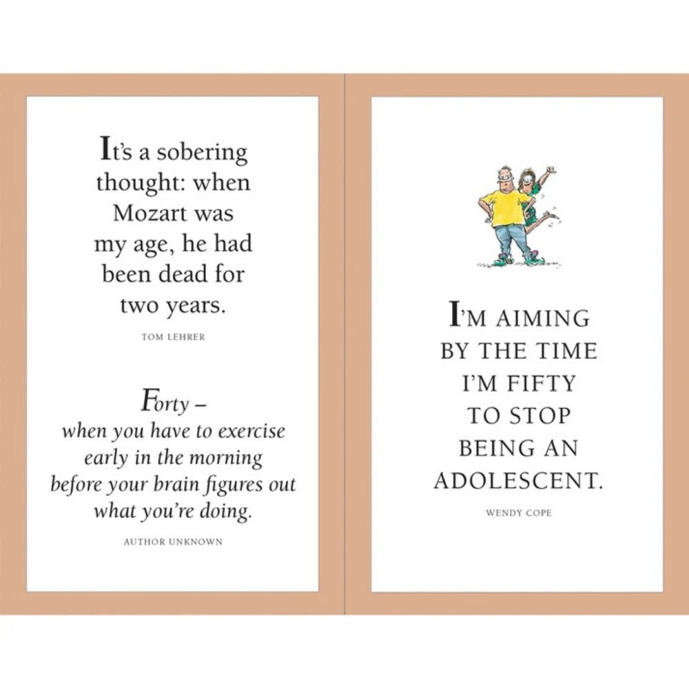 Talljokes Over 40s Novelty Book by Helen Exley