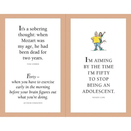 Talljokes Over 40s Novelty Book by Helen Exley