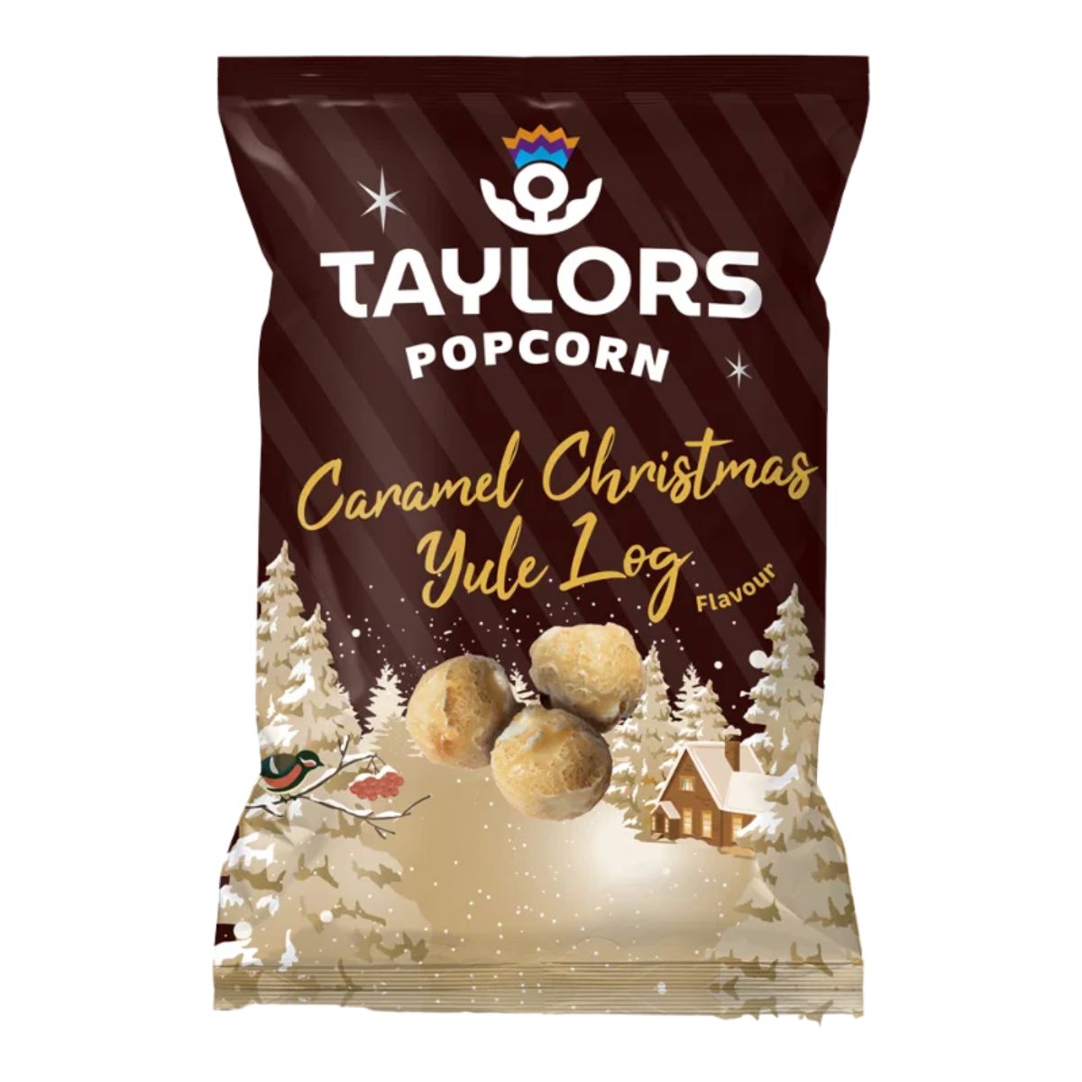 Taylors 150g Gluten Free Caramel Christmas Yule Log Popcorn