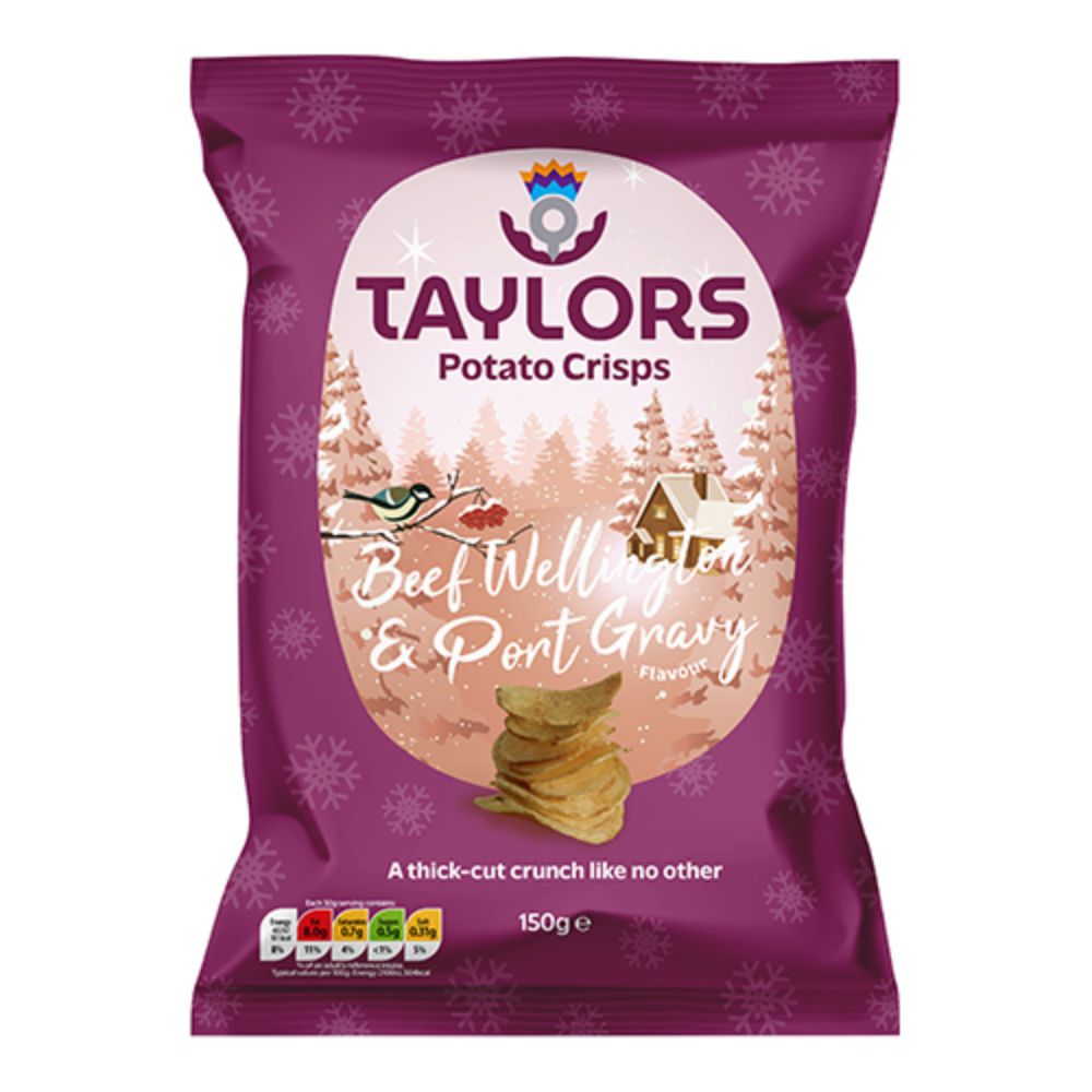 Taylors 150g Beef Wellington & Port Gravy Crisps