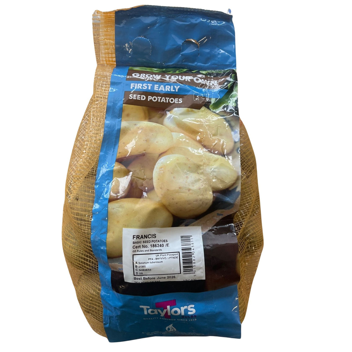 Taylors Francis First Early Seed Potatoes