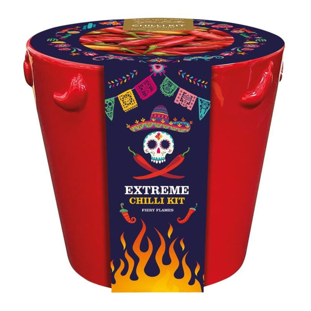 Taylors Grow Your Own 'Fiery Flames' Extreme Chilli Kit - Old Railway Line Garden Centre