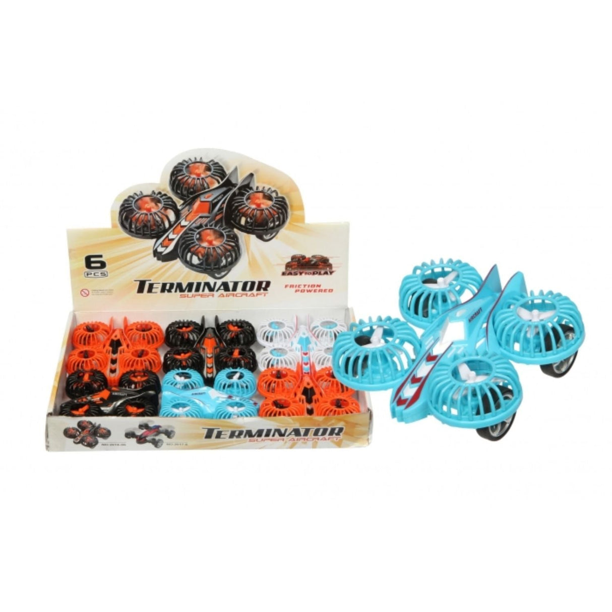 Terminator Friction Powered Super Drone (Choice of 4) - Old Railway Line Garden Centre