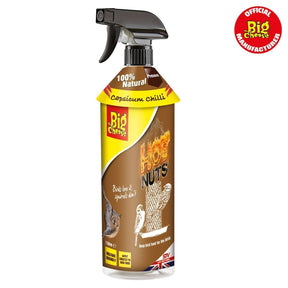 The Big Cheese 1 Litre Hot Nuts Squirrel Repellent - Old Railway Line Garden Centre