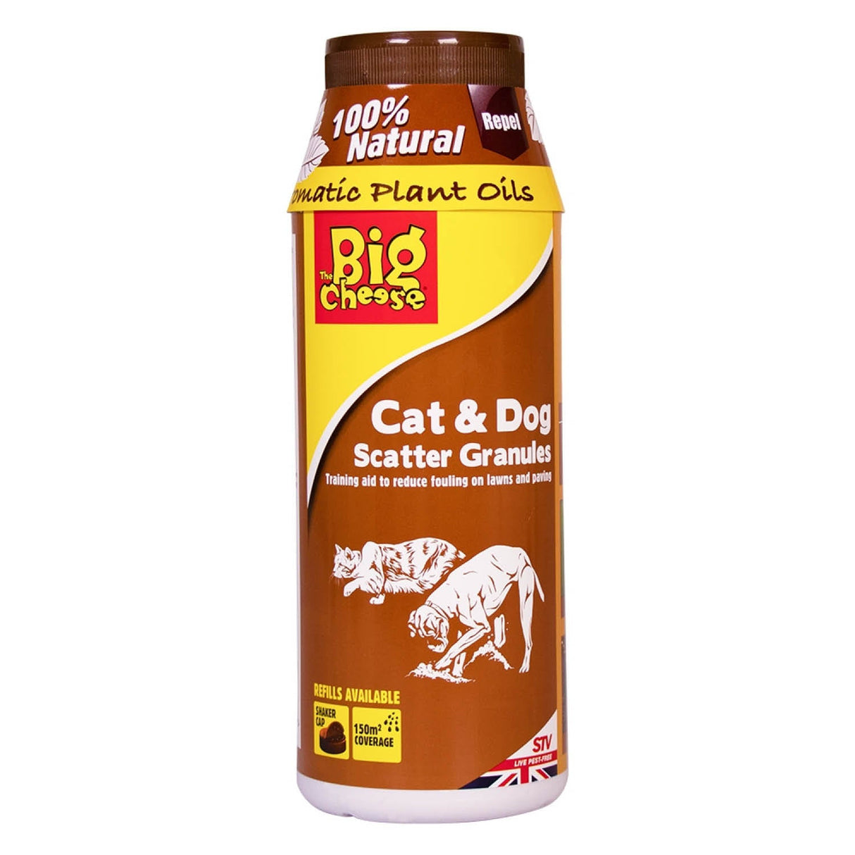 The Big Cheese 450g Cat & Dog Repellent Scatter Granules - Old Railway Line Garden Centre