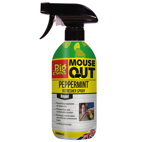 The Big Cheese 500ml Mouse Out Refresher Spray - Ready to Use - Old Railway Line Garden Centre