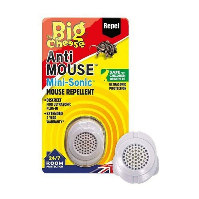 The Big Cheese Anti Mouse Mini - Sonic Mouse Repellent - Old Railway Line Garden Centre