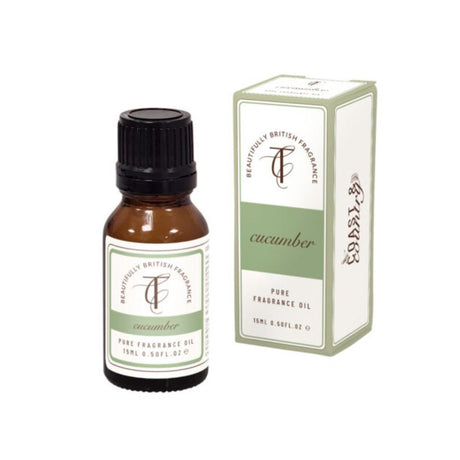 The Country Candle Co - Coast & Country Cucumber 15ml Alcohol - Free Pure Fragrance Oil - Old Railway Line Garden Centre
