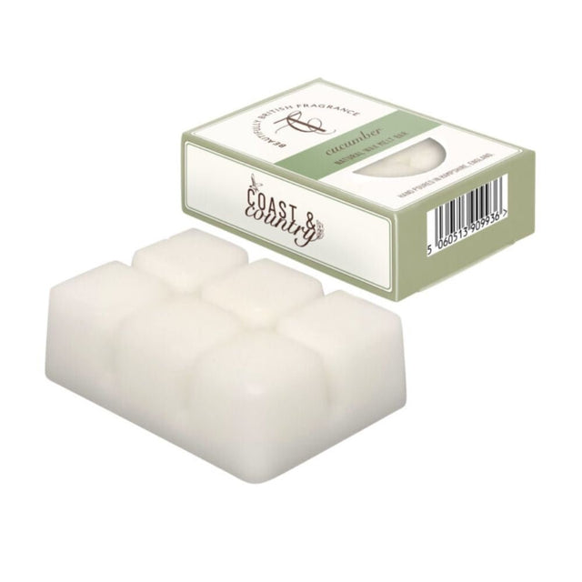 The Country Candle Co - Coast & Country Cucumber 60 Hour Wax Melt Bar - Old Railway Line Garden Centre
