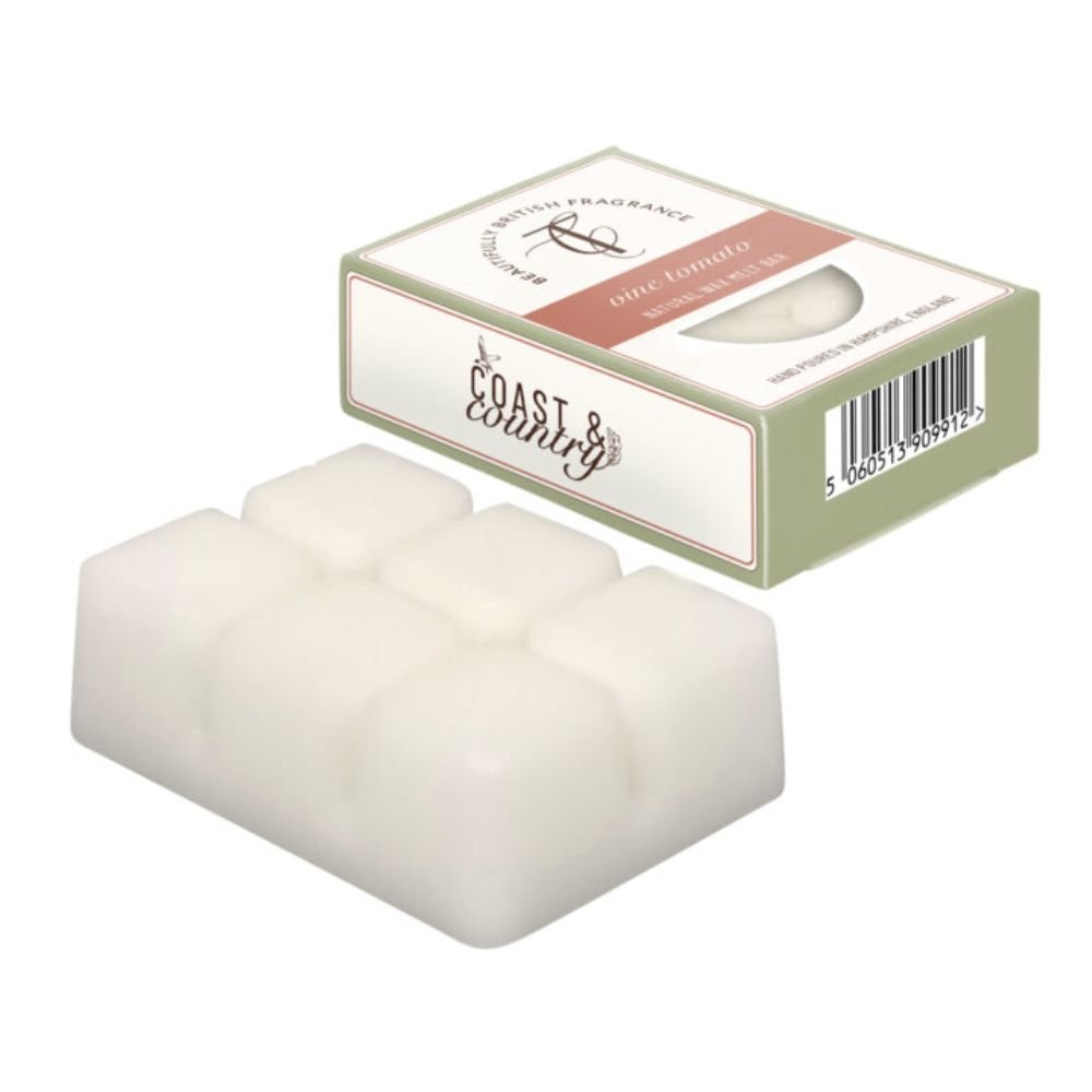 The Country Candle Co - Coast & Country Vine Tomato 60 Hour Wax Melt Bar - Old Railway Line Garden Centre