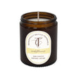 The Country Candle Co - Coast & Country Wildflower 150g Amber Glass Soy Wax Candle - Old Railway Line Garden Centre