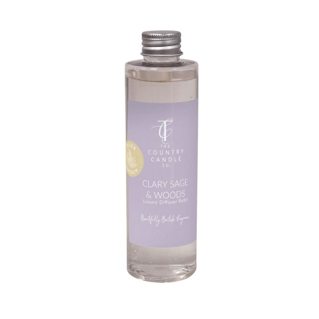 The Country Candle Co - Herb Garden Clary Sage & Woods 200ml Diffuser Refill - Old Railway Line Garden Centre