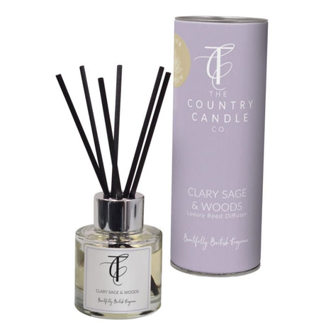 The Country Candle Co - Herb Garden Clary Sage & Woods 50ml Reed Diffuser - Old Railway Line Garden Centre