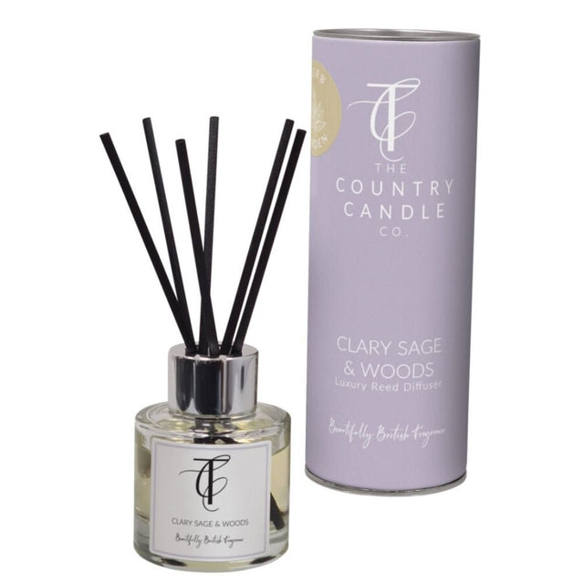 The Country Candle Co - Herb Garden Clary Sage & Woods 50ml Reed Diffuser - Old Railway Line Garden Centre