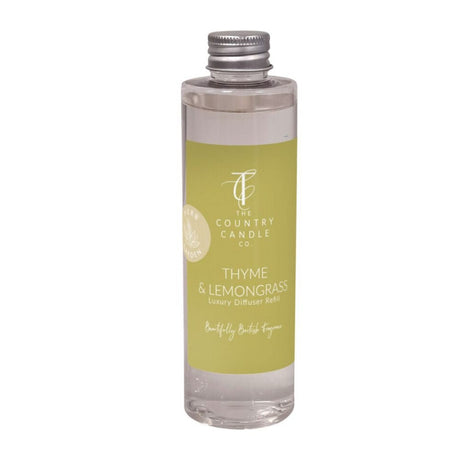 The Country Candle Co - Herb Garden Thyme & Lemongrass 200ml Diffuser Refill - Old Railway Line Garden Centre