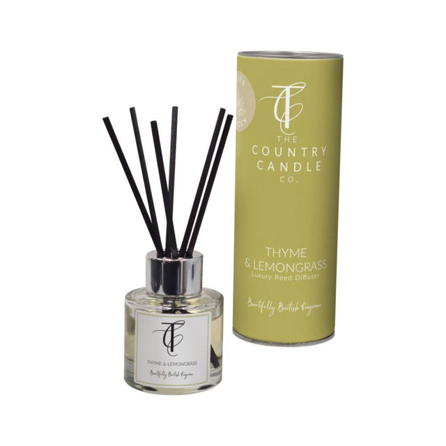 The Country Candle Co - Herb Garden Thyme & Lemongrass 50ml Reed Diffuser - Old Railway Line Garden Centre