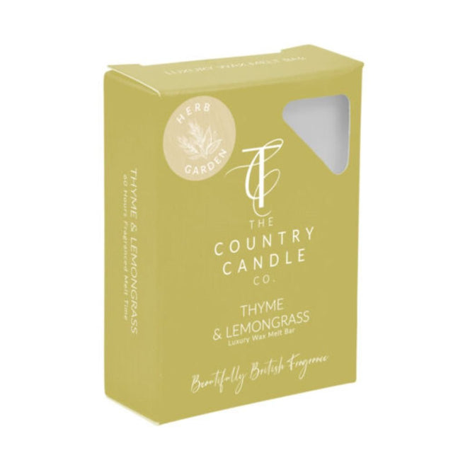 The Country Candle Co - Herb Garden Thyme & Lemongrass Wax Melt - Old Railway Line Garden Centre