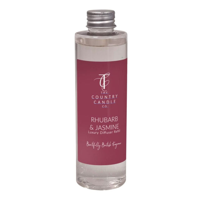 The Country Candle Co - Pastels Rhubarb & Jasmine 200ml Diffuser Refill - Old Railway Line Garden Centre