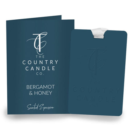 The Country Candle Co - Scented Expressions Bergamot & Honey Fragrance Card - Old Railway Line Garden Centre