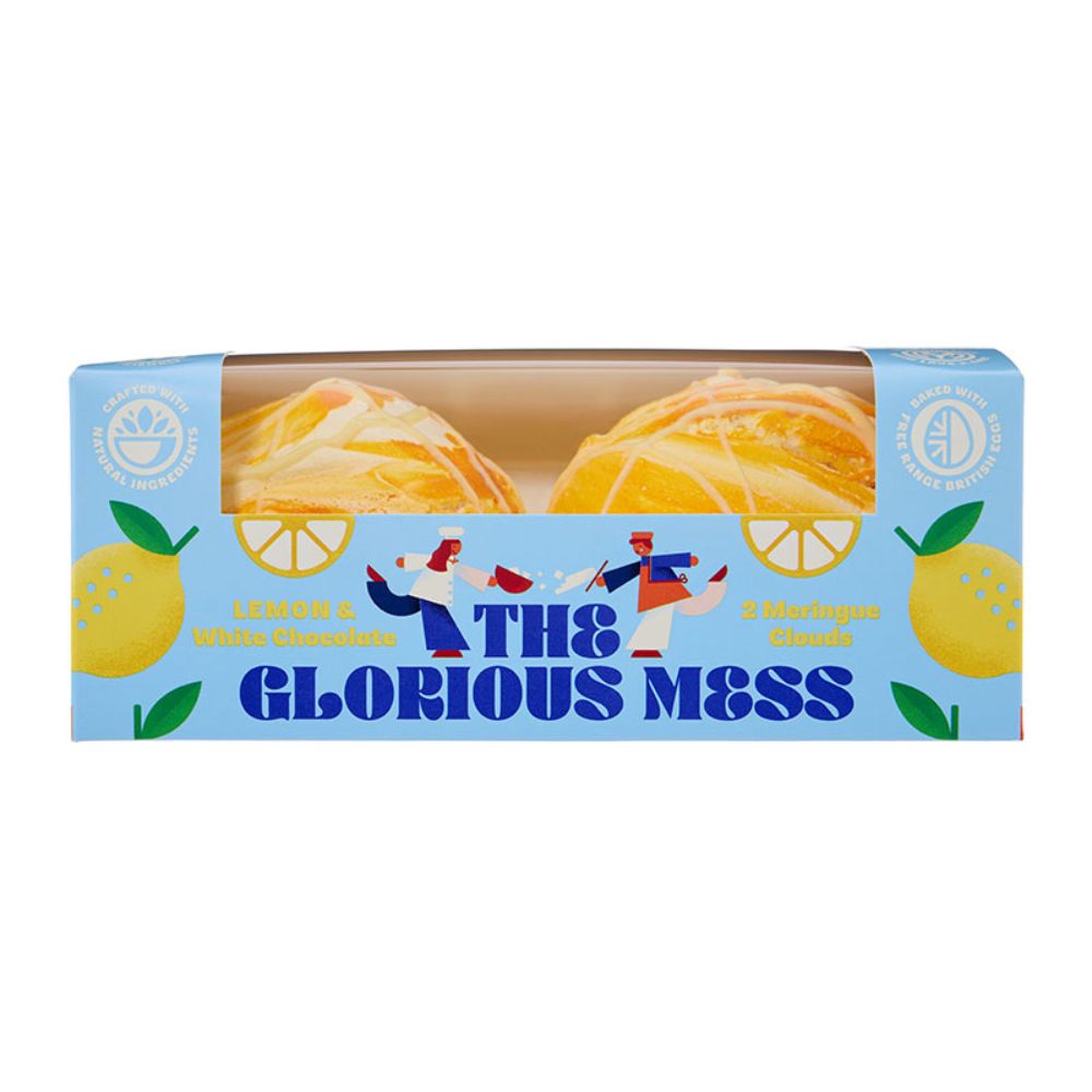 The Glorious Mess 130g Lemon Drizzle Meringue 2 Pack