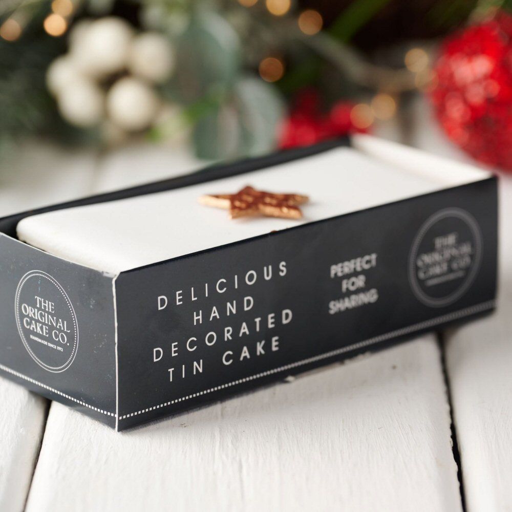 The Original Cake Co. 390g Festive Iced Fruit Cake
