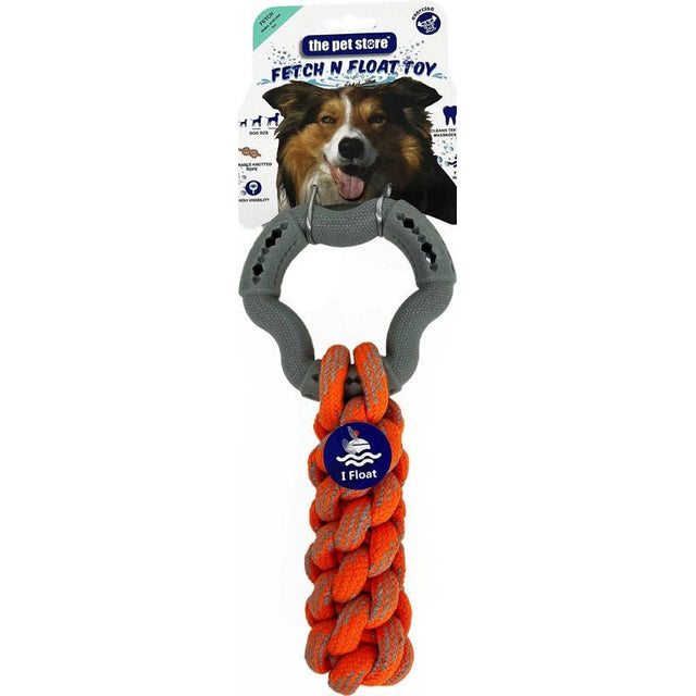The Pet Store Fetch N Float Dog Toy - Grey - Old Railway Line Garden Centre