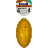 The Pet Store Gorilla Tough Yellow Rugby Ball Dog Toy - Old Railway Line Garden Centre