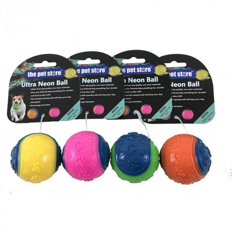 The Pet Store Ultra Neon Ball Dog Toy - Old Railway Line Garden Centre