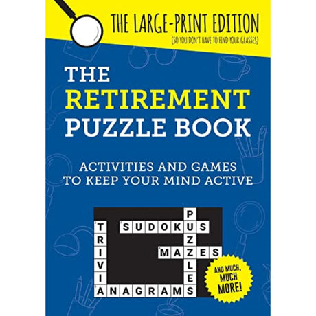 The Retirement Puzzle Book by Summerdales Publishers - Old Railway Line Garden Centre