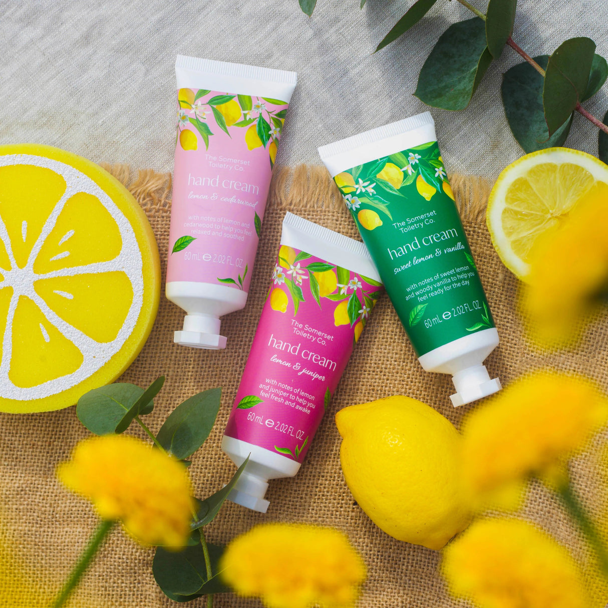 The Somerset Toiletry Co Feel the Zest Lemon & Cedarwood Gift Bag Set - Old Railway Line Garden Centre