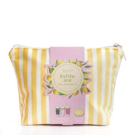 The Somerset Toiletry Co Feel the Zest Lemon & Cedarwood Gift Bag Set - Old Railway Line Garden Centre