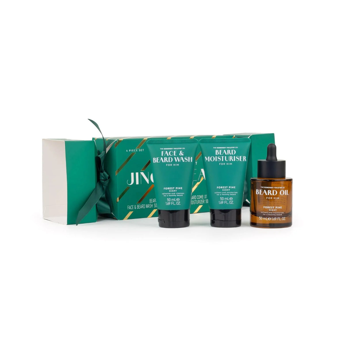 The Somerset Toiletry Co Jingle Beard Men's Christmas Cracker