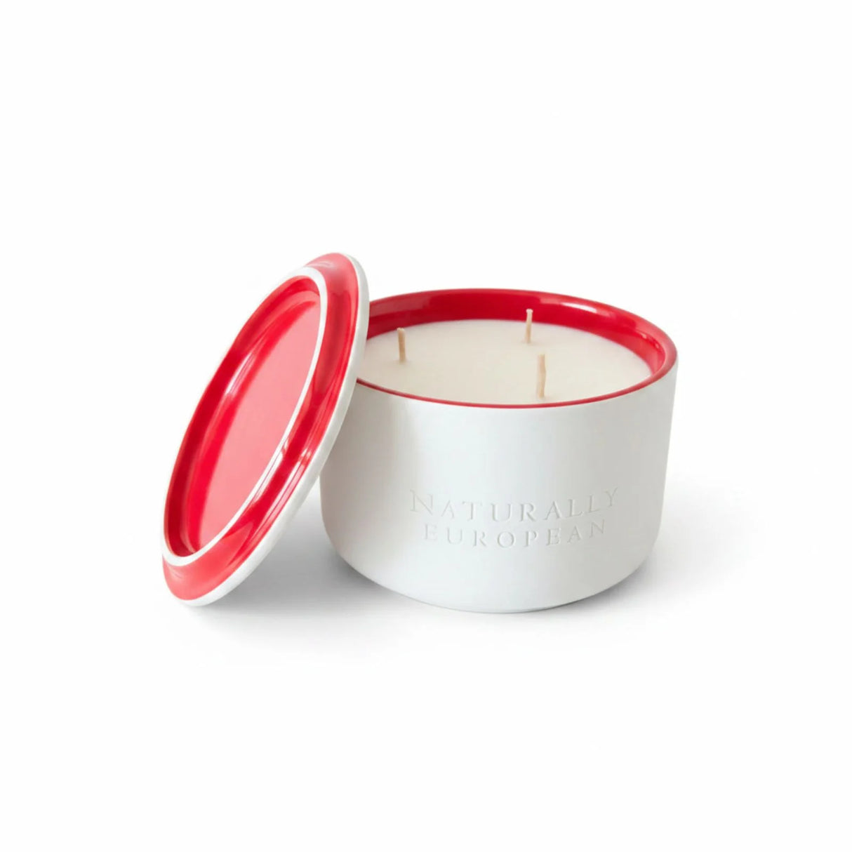 Naturally European 500g Spiced Pomegranate Triple Wick Candle