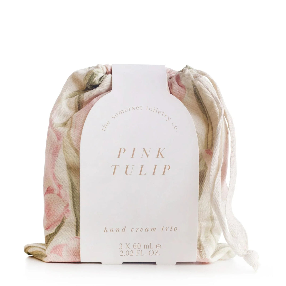 The Somerset Toiletry Co Pink Tulip Hand Cream Gift Bag - Old Railway Line Garden Centre