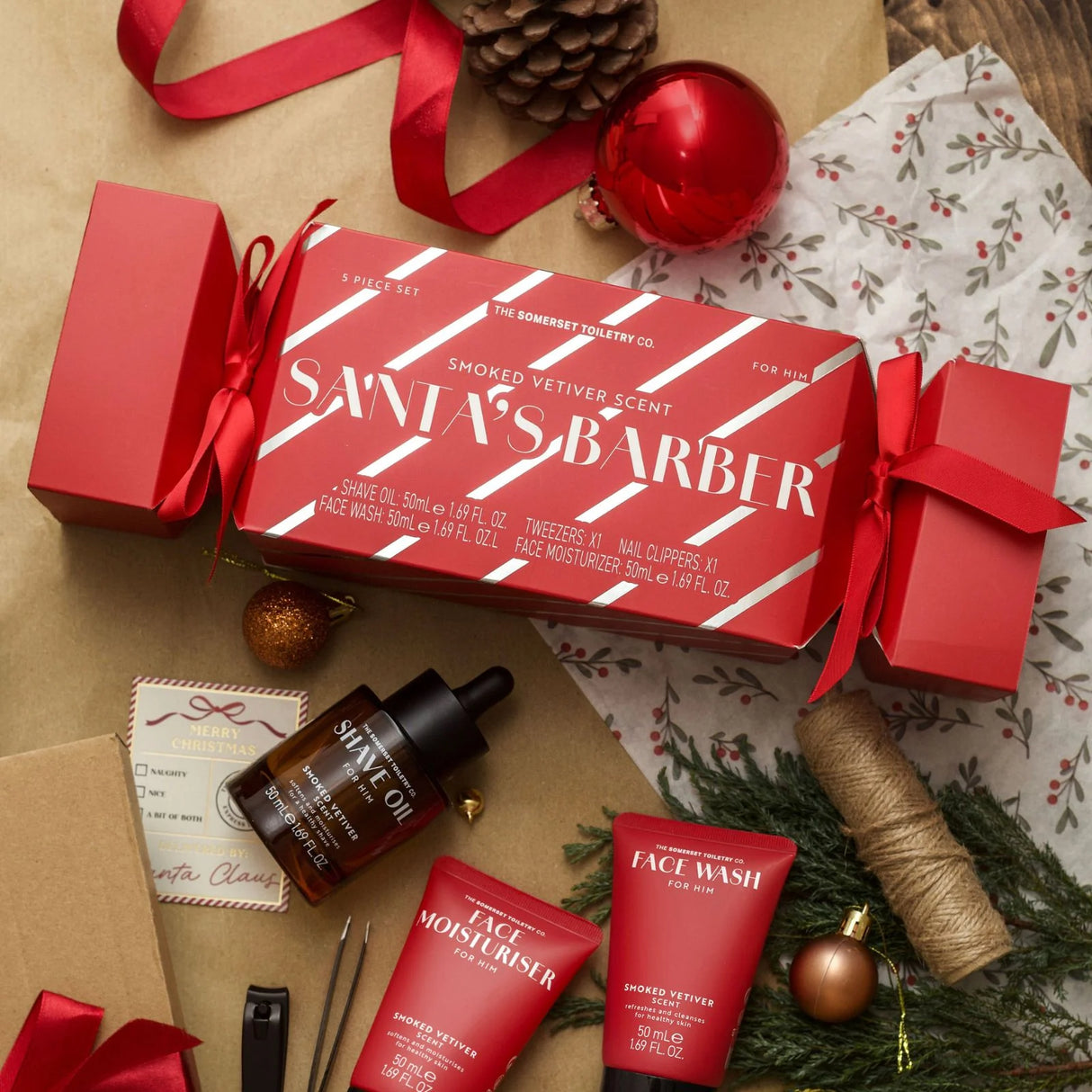 The Somerset Toiletry Co Santas Barber Men's Christmas Cracker