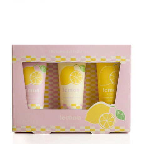 The Somerset Toiletry Co Zest Lemon Hand Cream Boxed Set - Old Railway Line Garden Centre