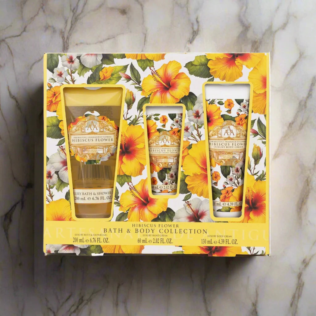 Aromas Artesanales De Antigua Hibiscus Shower Gift Set