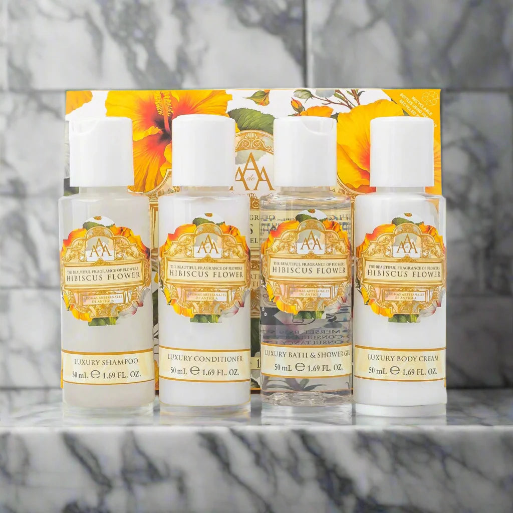 Aromas Artesanales De Antigua 50ml Hibiscus Travel Set